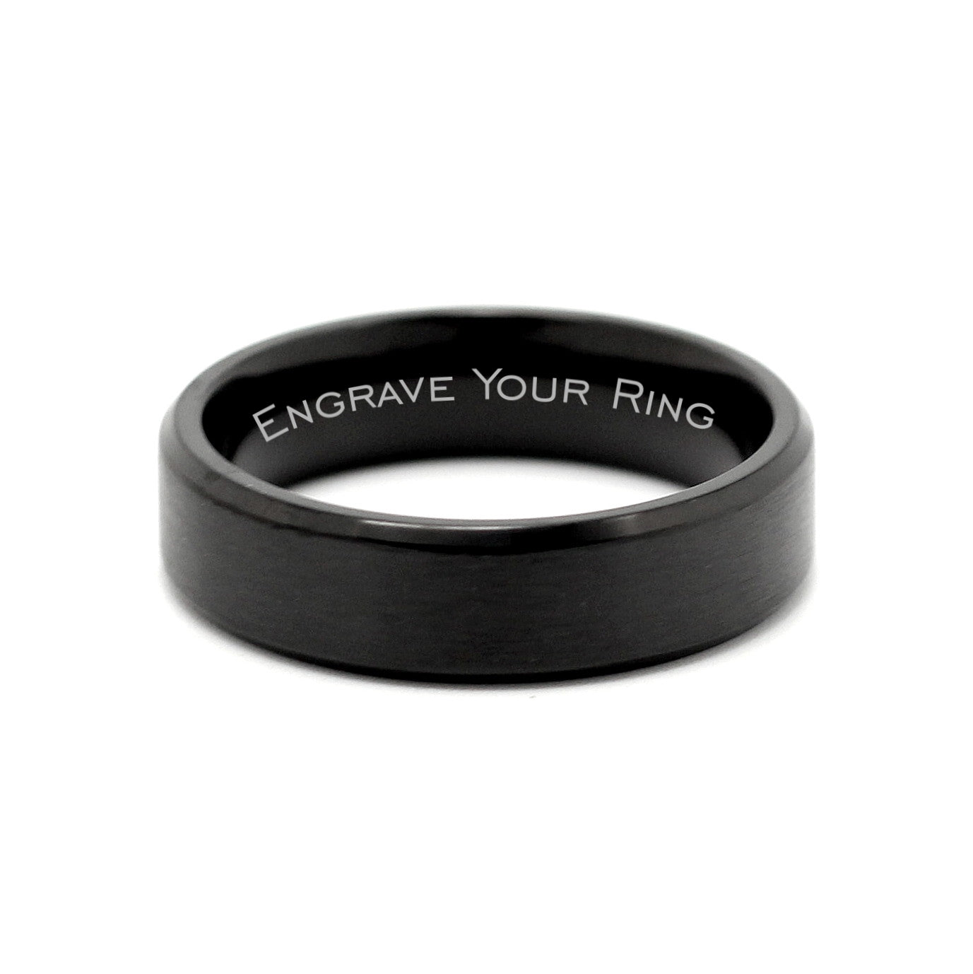 Windhoek 6mm Black Titanium Ring