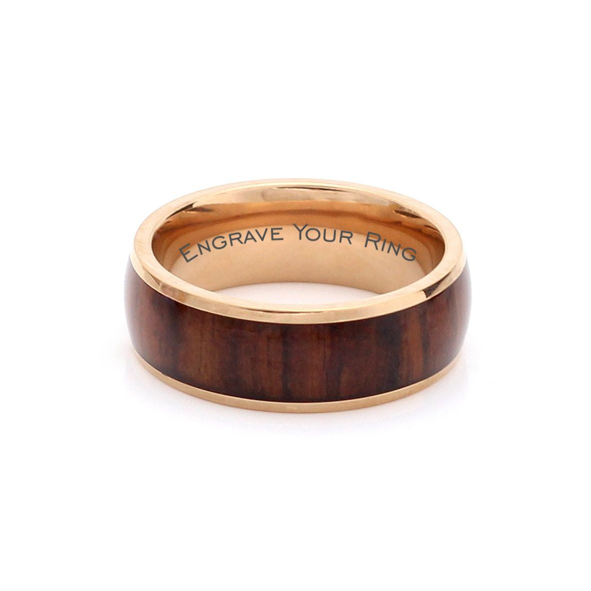 Casablanca Ring Rose Gold Wood