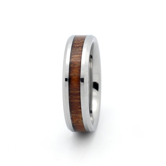 Calgary Silver Wood Ring