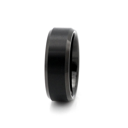 Lusaka Ring Tungsten Band 8mm Black. Shop tungsten rings online at Urban Rings. We offer free sizing advice and have a variety of sizes to choose from. Let us help you get your perfect match. Personalised laser engraving also available. Fast shipping in South Africa.