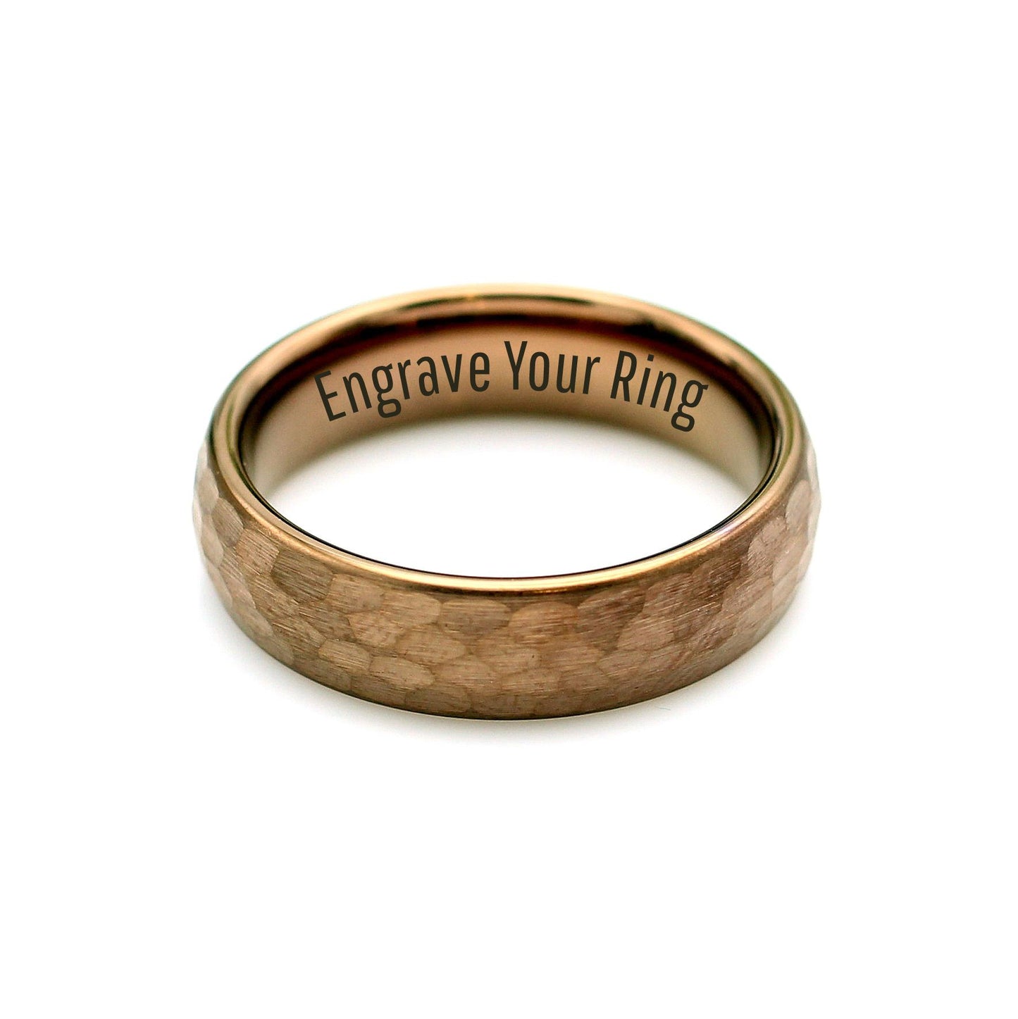 Bronze Hammered Ring