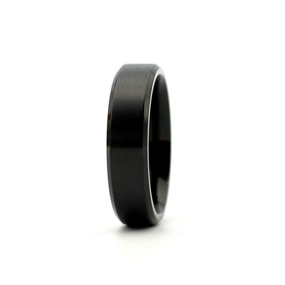 Windhoek 6mm Titanium Ring Black