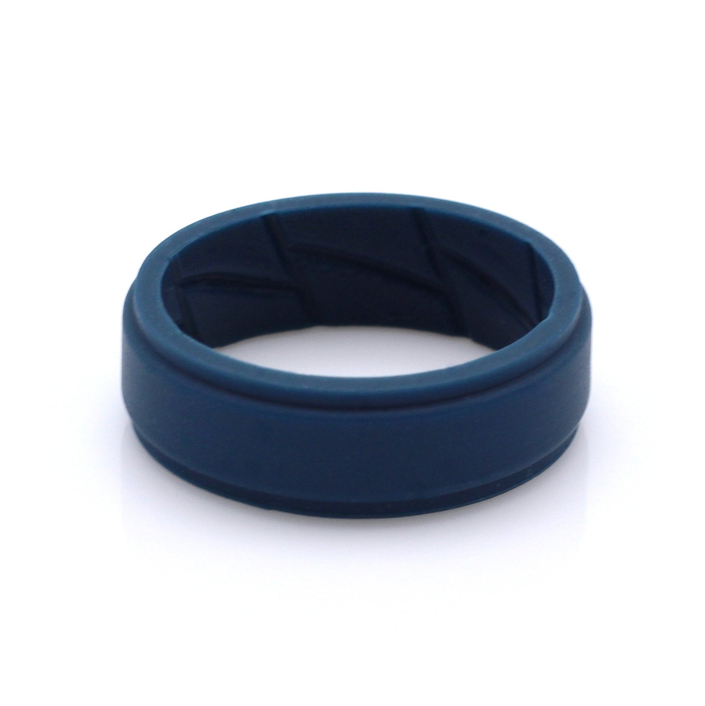 Melbourne Ring TEAL Mens Breathable Silicone Band 8mm