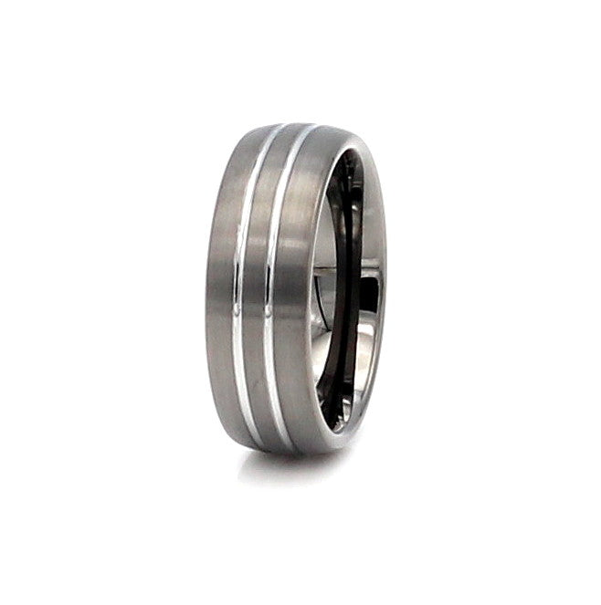 Carbide Ring Dark Silver