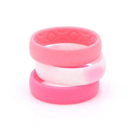 Waikiki PINK Ladies Grooved Silicone Band 5.5mm